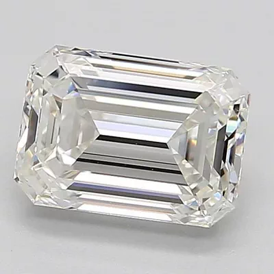 1.80ct I VVS2 Rare Carat Ideal Cut Emerald Diamond