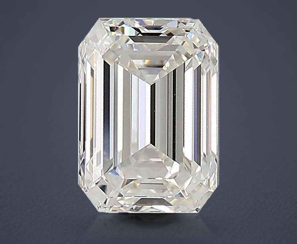 1.80ct I VVS2 Rare Carat Ideal Cut Emerald Diamond