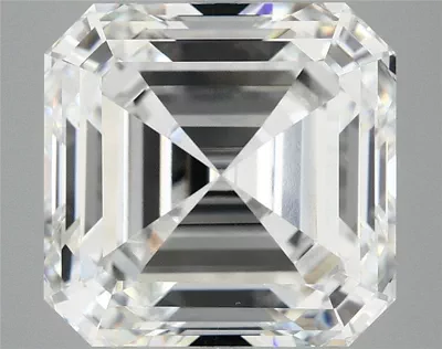 7.07ct F VVS2 Rare Carat Ideal Cut Asscher Lab Grown Diamond