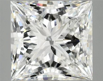 8.12ct F VVS2 Rare Carat Ideal Cut Princess Lab Grown Diamond