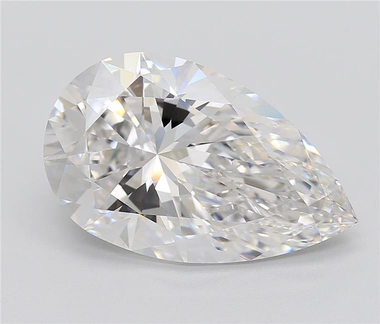 11.02ct E VVS2 Rare Carat Ideal Cut Pear Lab Grown Diamond