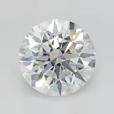 3.34ct E VVS2 Excellent Cut Round Lab Grown Diamond