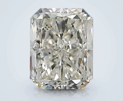 2.01ct J SI1 Rare Carat Ideal Cut Radiant Diamond