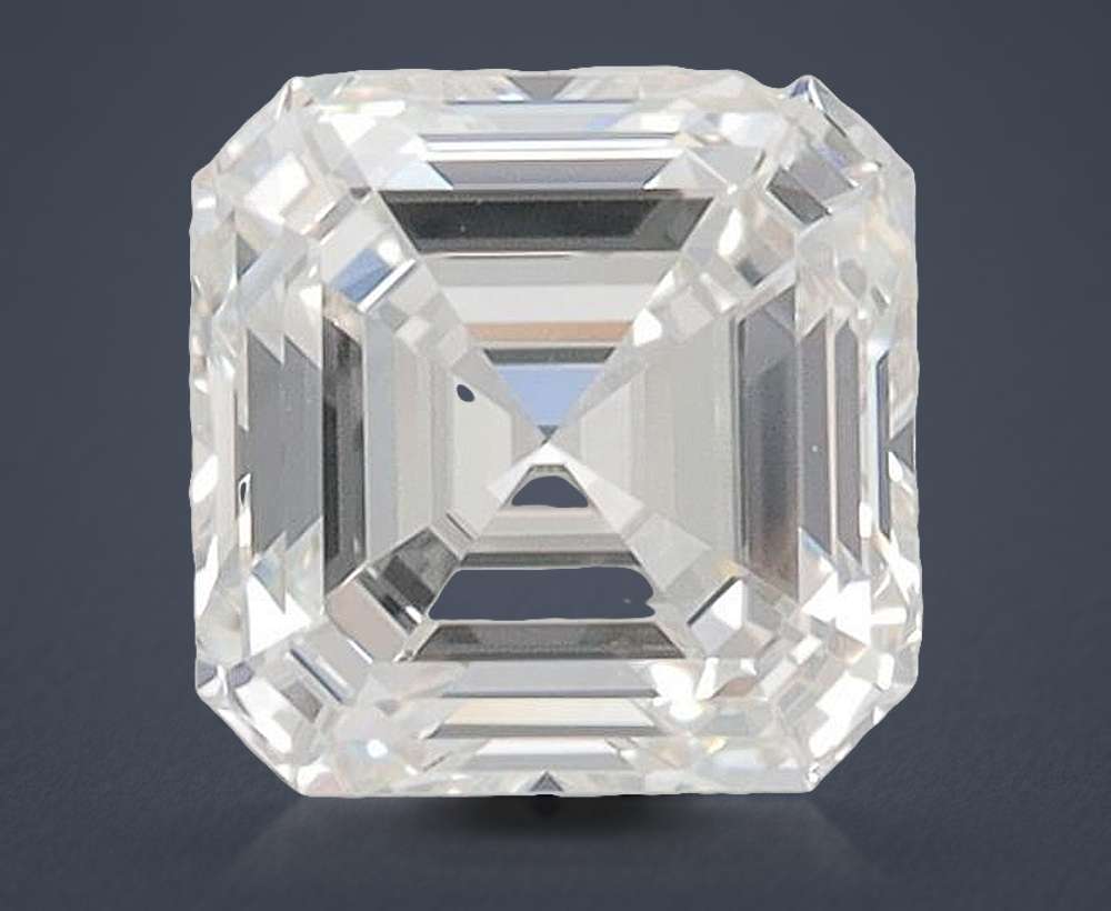 1.08ct G VVS2 Rare Carat Ideal Cut Asscher Lab Grown Diamond
