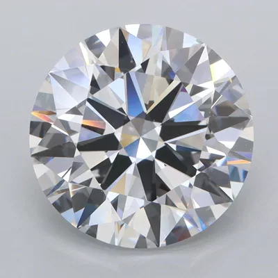 4.37ct D FL Rare Carat Ideal Cut Round Lab Grown Diamond