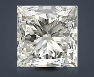 0.70ct H VS2 Rare Carat Ideal Cut Princess Diamond