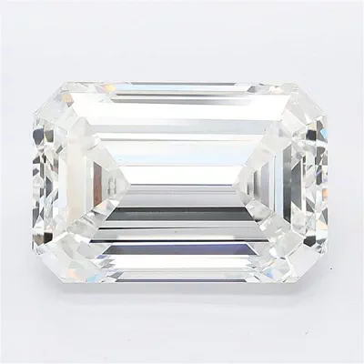 6.03ct E VS1 Rare Carat Ideal Cut Emerald Lab Grown Diamond
