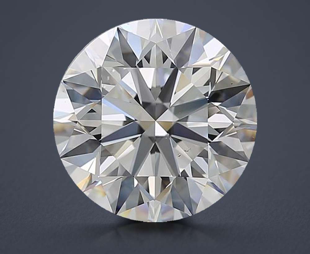 5.02ct H VS2 Excellent Cut Round Diamond