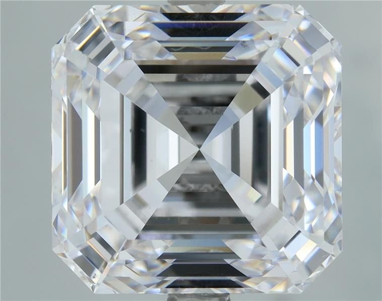 6.51ct E VS1 Rare Carat Ideal Cut Asscher Lab Grown Diamond