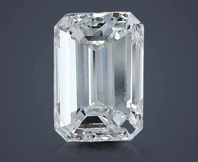 2.01ct D VVS2 Rare Carat Ideal Cut Emerald Lab Grown Diamond