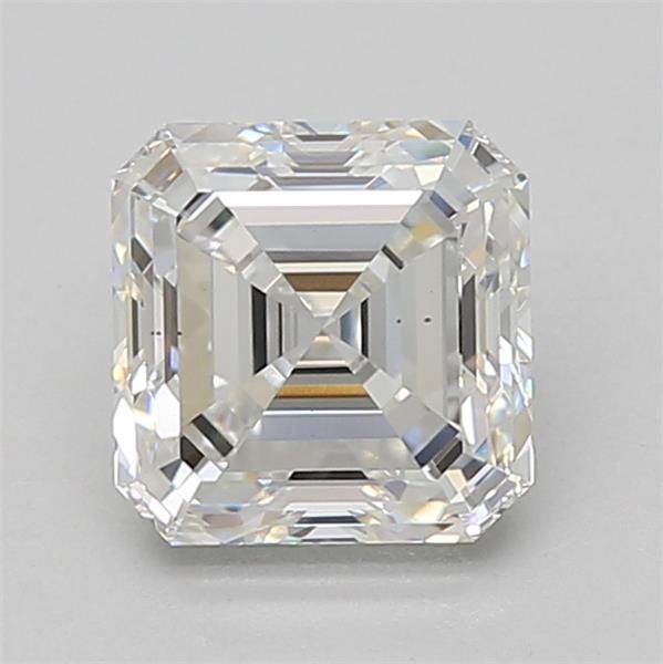 2.00ct F VS1 Excellent Cut Asscher Lab Grown Diamond