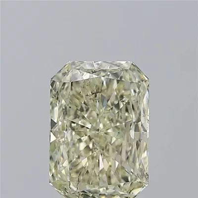 3.51ct K SI2 Rare Carat Ideal Cut Radiant Diamond