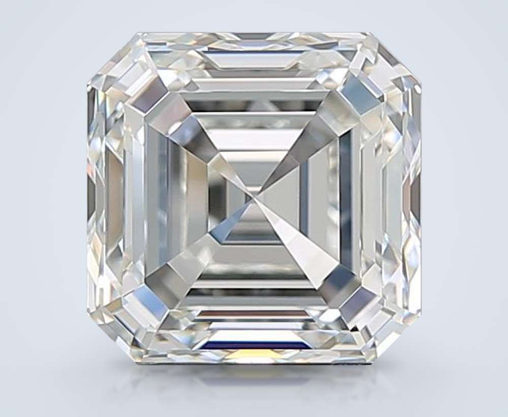 3.02ct I VVS2 Rare Carat Ideal Cut Asscher Diamond