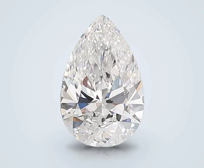 3.06ct D VS2 Rare Carat Ideal Cut Pear Lab Grown Diamond