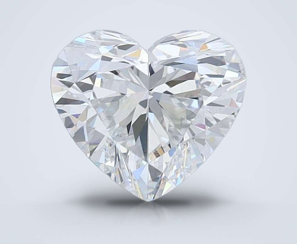 1.07ct D VS2 Rare Carat Ideal Cut Heart Lab Grown Diamond