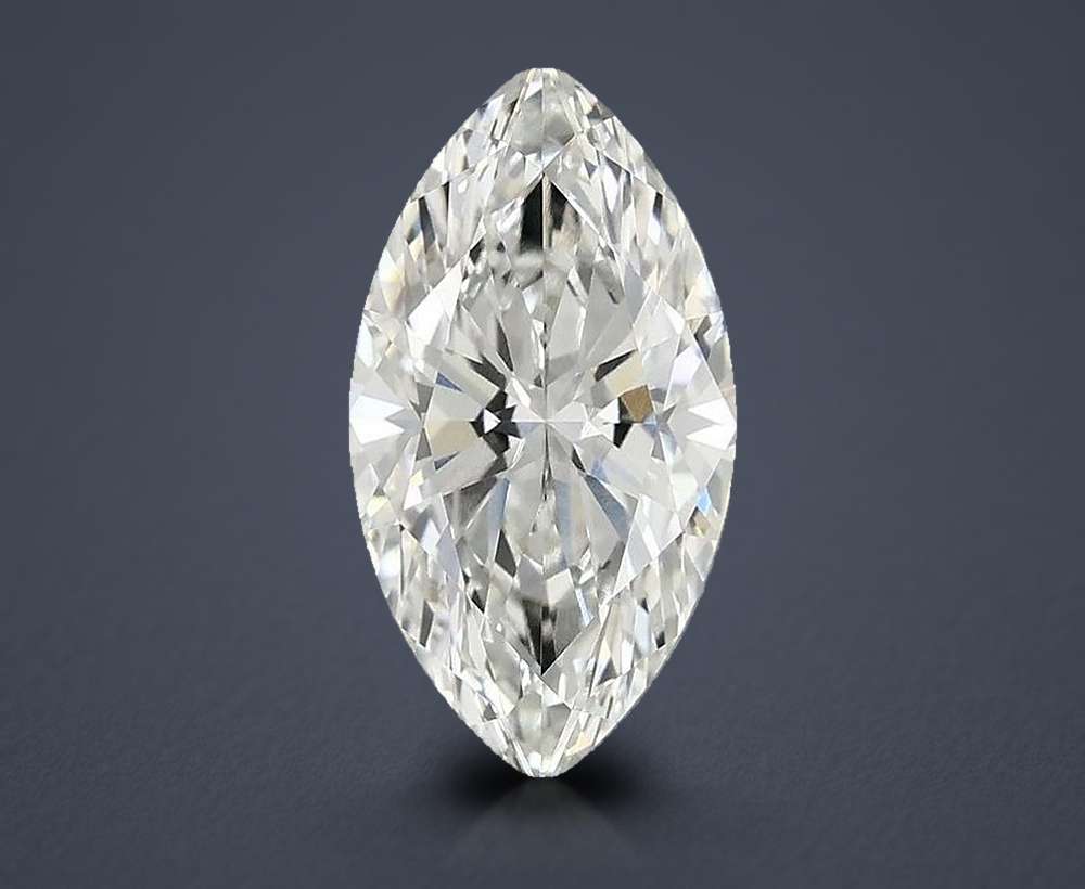 1.61ct E VS2 Rare Carat Ideal Cut Marquise Lab Grown Diamond
