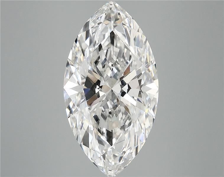 5.57ct F VS2 Rare Carat Ideal Cut Marquise Lab Grown Diamond