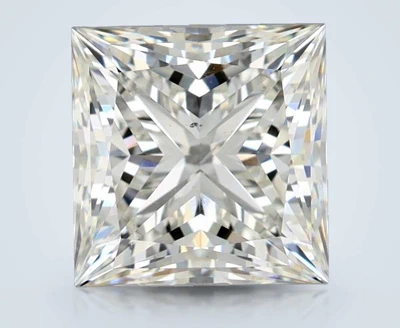 2.06ct J SI2 Rare Carat Ideal Cut Princess Diamond