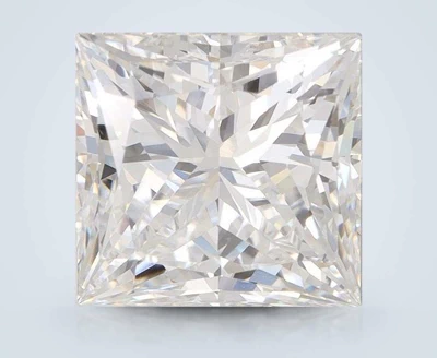 3.60ct E VS1 Rare Carat Ideal Cut Princess Lab Grown Diamond
