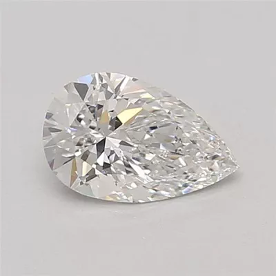 0.91ct D VS2 Rare Carat Ideal Cut Pear Lab Grown Diamond