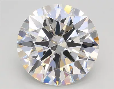 3.01ct F VS2 Excellent Cut Round Lab Grown Diamond