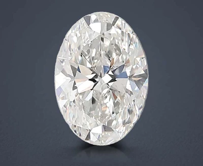 3.03ct F VS2 Rare Carat Ideal Cut Oval Lab Grown Diamond
