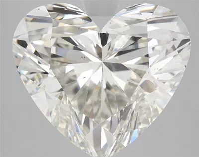 5.10ct H VS2 Rare Carat Ideal Cut Heart Lab Grown Diamond