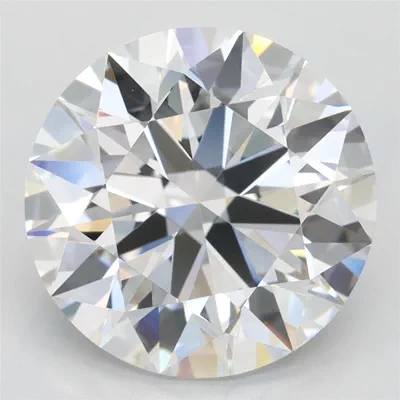4.27ct D VVS2 Rare Carat Ideal Cut Round Lab Grown Diamond
