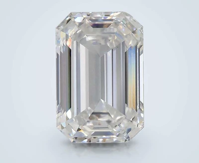 3.09ct E VS1 Rare Carat Ideal Cut Emerald Lab Grown Diamond