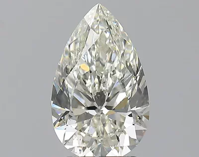 2.51ct K SI2 Rare Carat Ideal Cut Pear Diamond