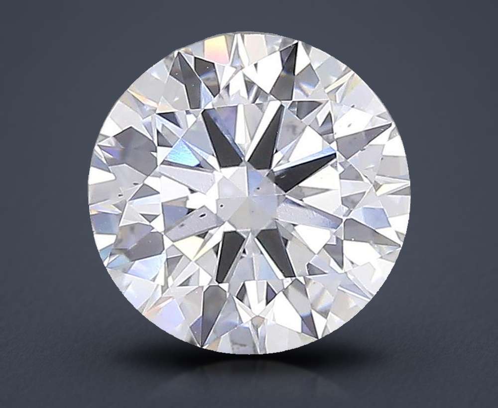 7.07ct F SI1 Rare Carat Ideal Cut Round Lab Grown Diamond