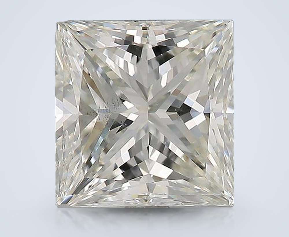 2.73ct K SI1 Very Good Cut Princess Diamond