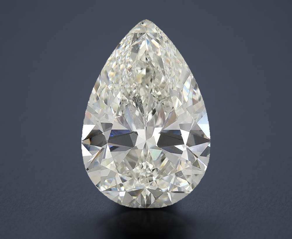5.00ct I SI1 Excellent Cut Pear Diamond