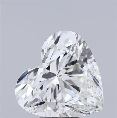 5.06ct F VS1 Rare Carat Ideal Cut Heart Lab Grown Diamond