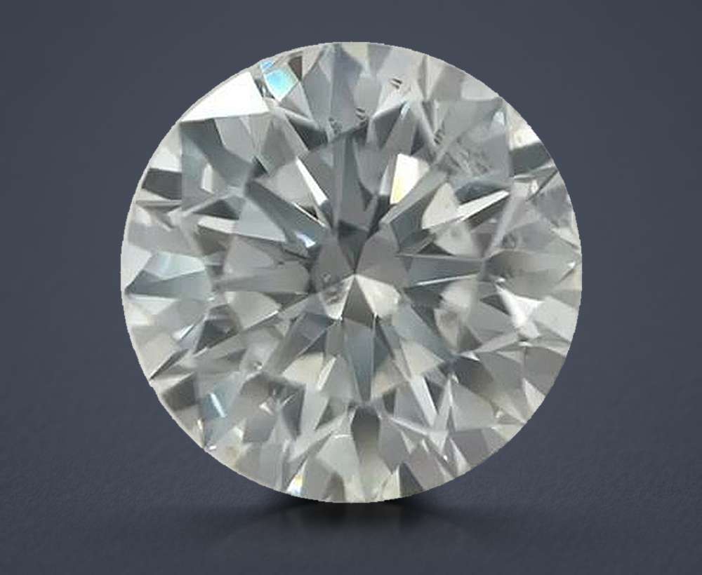 3.01ct H SI2 Very Good Cut Round Diamond