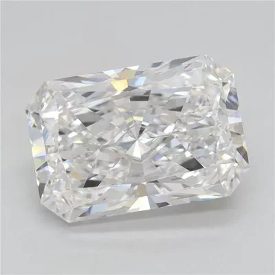 3.24ct D VVS2 Rare Carat Ideal Cut Radiant Lab Grown Diamond