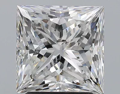 2.51ct F SI2 Rare Carat Ideal Cut Princess Diamond