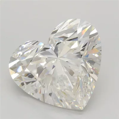 10.33ct F VVS2 Rare Carat Ideal Cut Heart Lab Grown Diamond