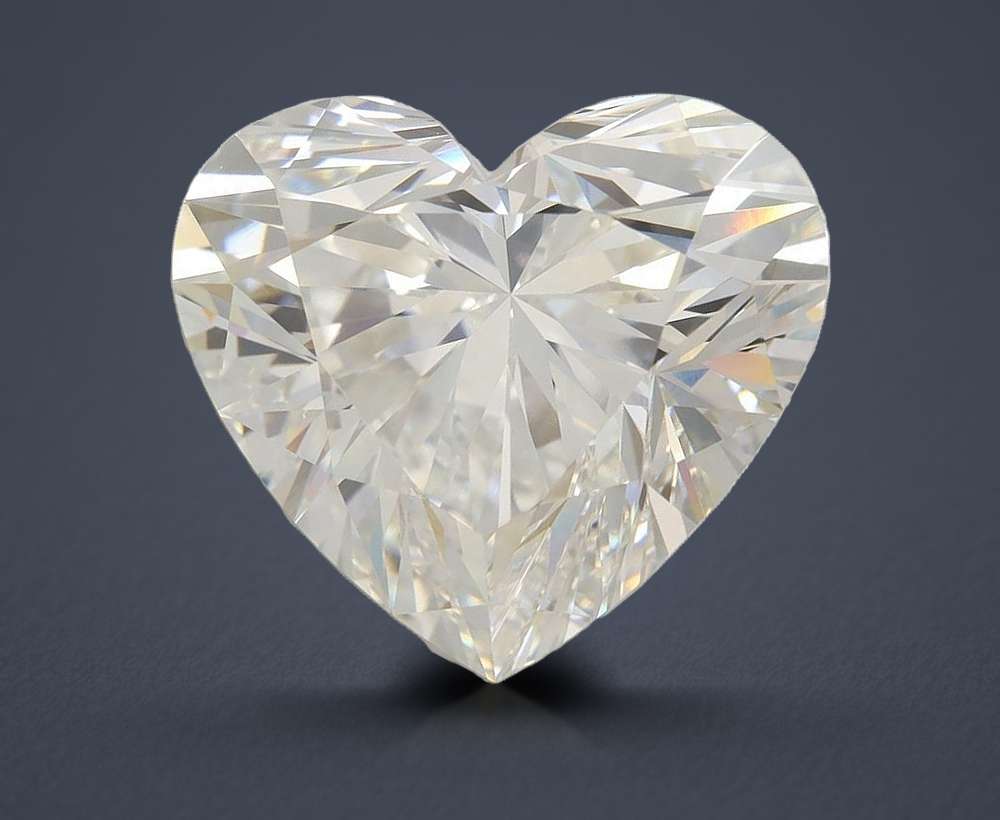 10.33ct F VVS2 Rare Carat Ideal Cut Heart Lab Grown Diamond