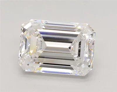 4.07ct E VS2 Rare Carat Ideal Cut Emerald Lab Grown Diamond