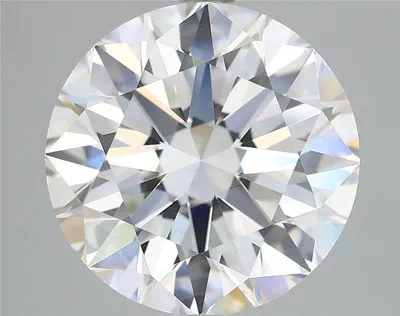 5.03ct E VS2 Rare Carat Ideal Cut Round Diamond