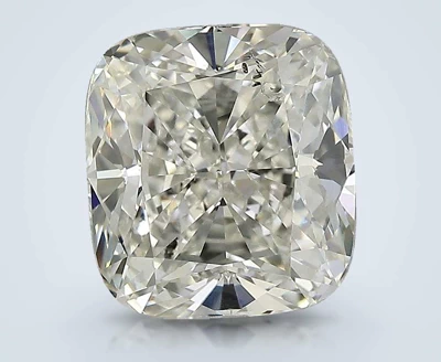 5.00ct J SI2 Rare Carat Ideal Cut Cushion Diamond