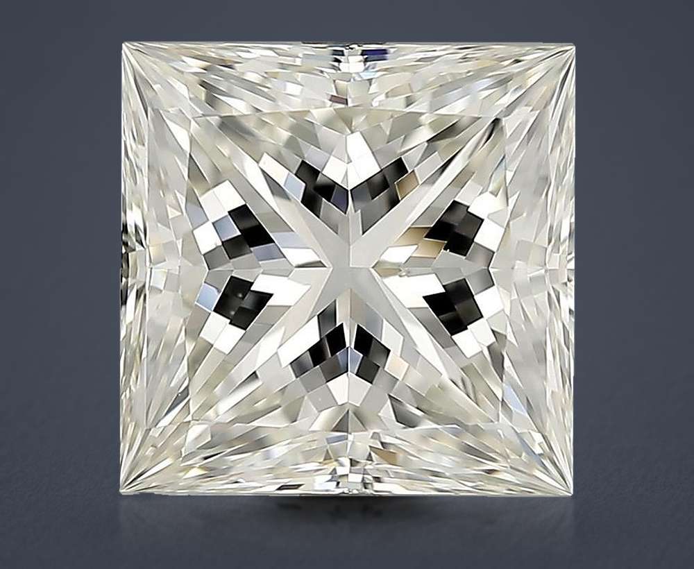5.03ct K VS2 Rare Carat Ideal Cut Princess Diamond