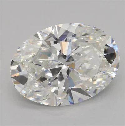 2.56ct E VVS2 Rare Carat Ideal Cut Oval Lab Grown Diamond