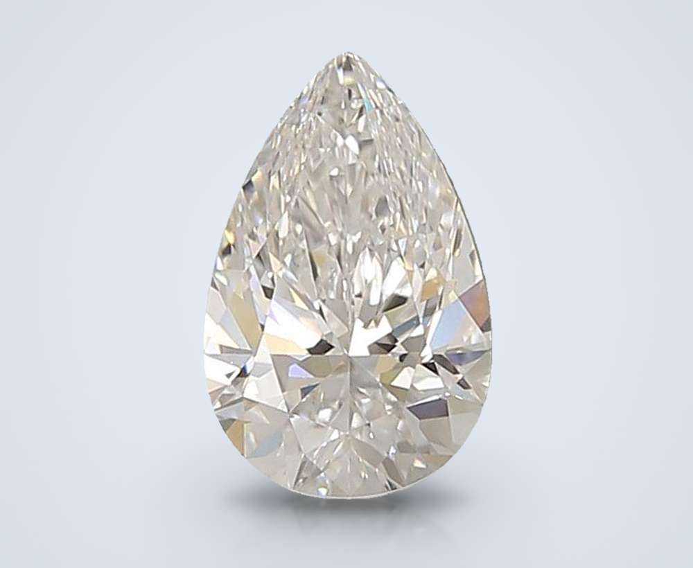 1.32ct D VVS2 Rare Carat Ideal Cut Pear Lab Grown Diamond