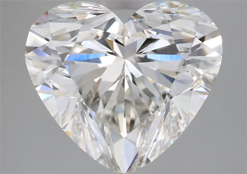 5.09ct G VVS2 Rare Carat Ideal Cut Heart Lab Grown Diamond