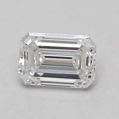 0.79ct D VVS1 Rare Carat Ideal Cut Emerald Lab Grown Diamond
