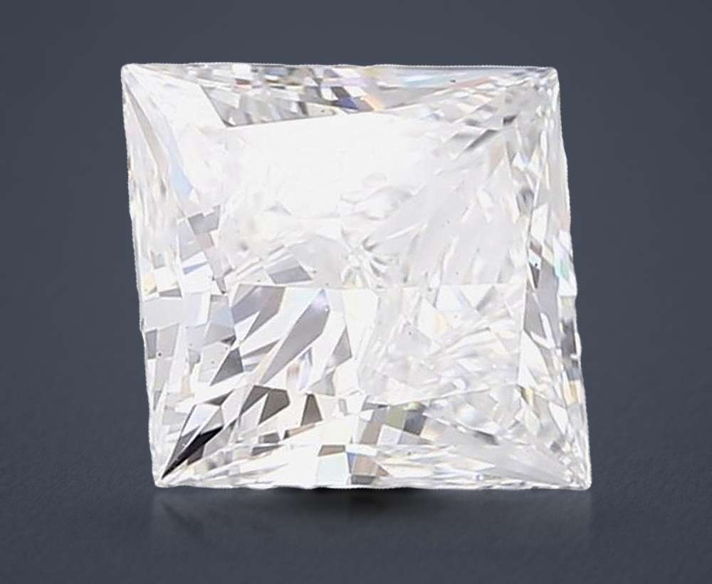 1.52ct D VS2 Rare Carat Ideal Cut Princess Lab Grown Diamond