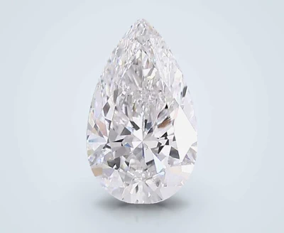 7.05ct F VS2 Rare Carat Ideal Cut Pear Lab Grown Diamond