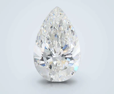 5.35ct F VVS2 Rare Carat Ideal Cut Pear Lab Grown Diamond